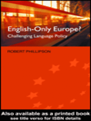 cover image of English-Only Europe?